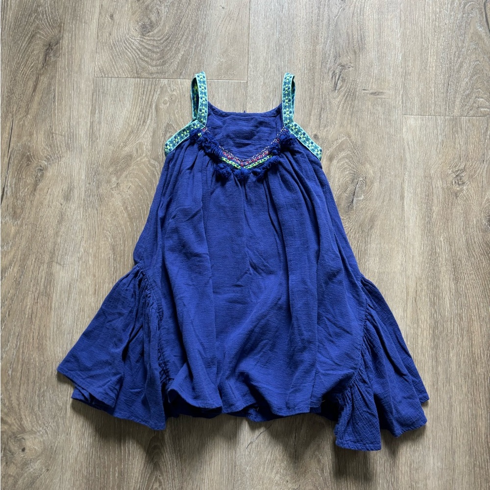 Catimini 3T girls navy blue summer dress